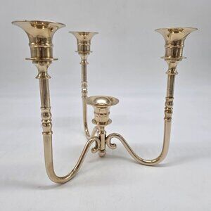 4 Arm Brass Candelabra Candle Holder Decorative Vintage Design
